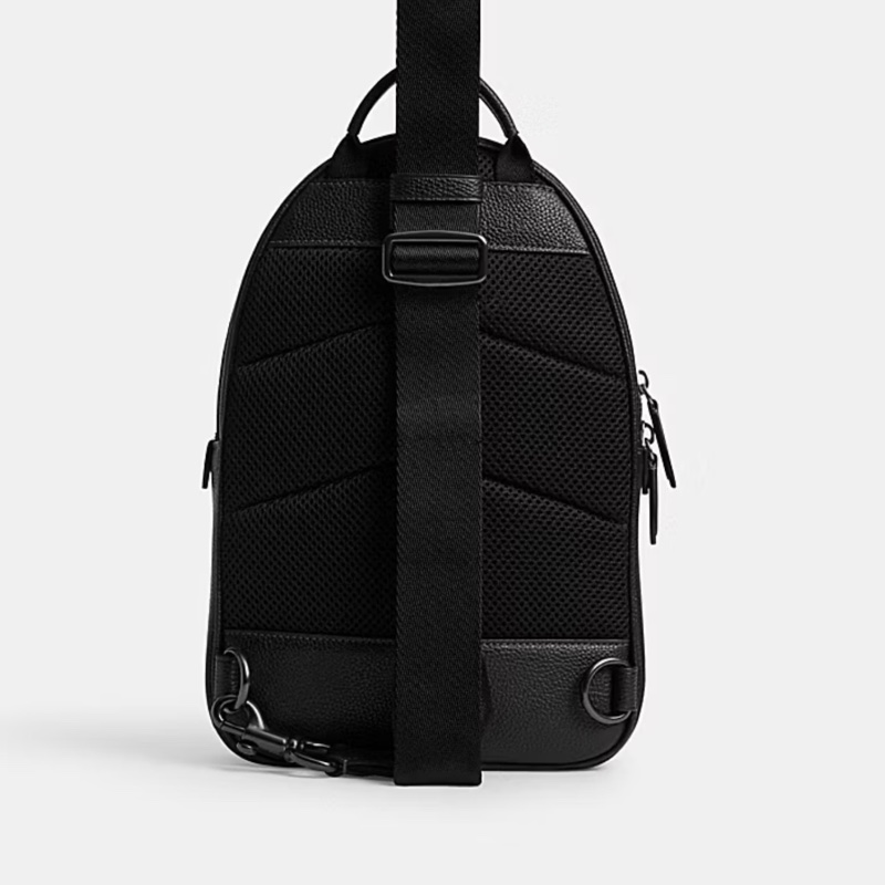 Coach 蔻馳 荔枝牛皮革 大尺寸經典 側背包 肩背包-1