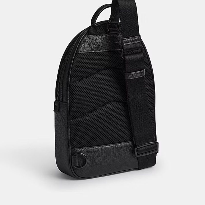 Coach 蔻馳 荔枝牛皮革 大尺寸經典 側背包 肩背包-2