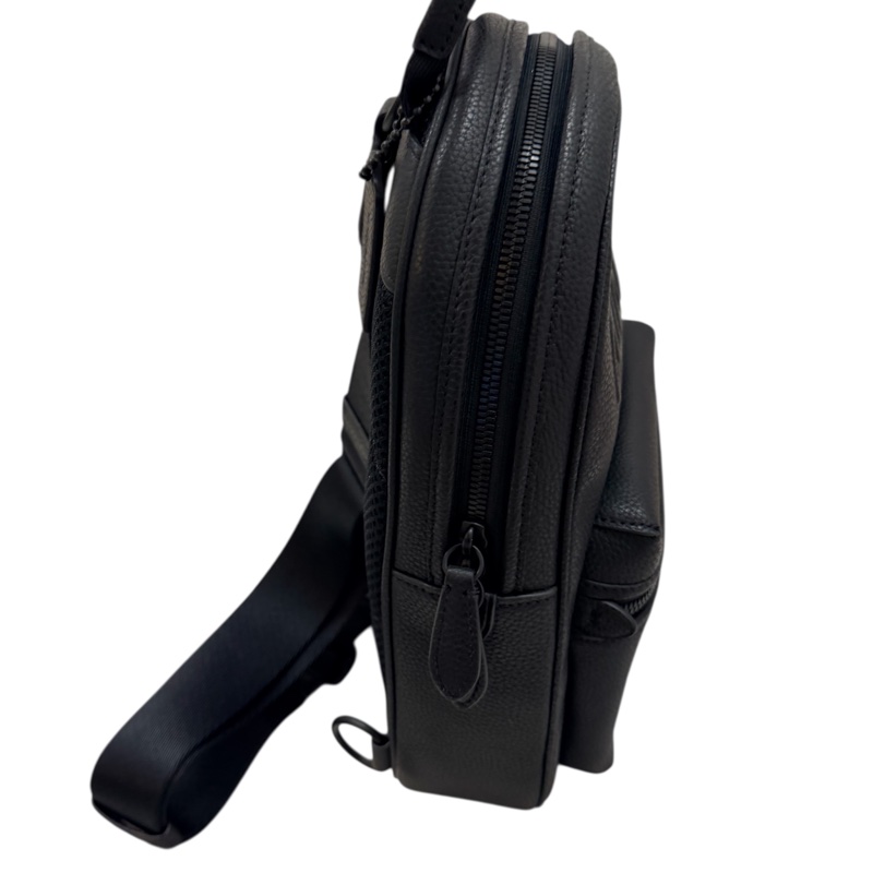 Coach 蔻馳 荔枝牛皮革 大尺寸經典 側背包 肩背包-5