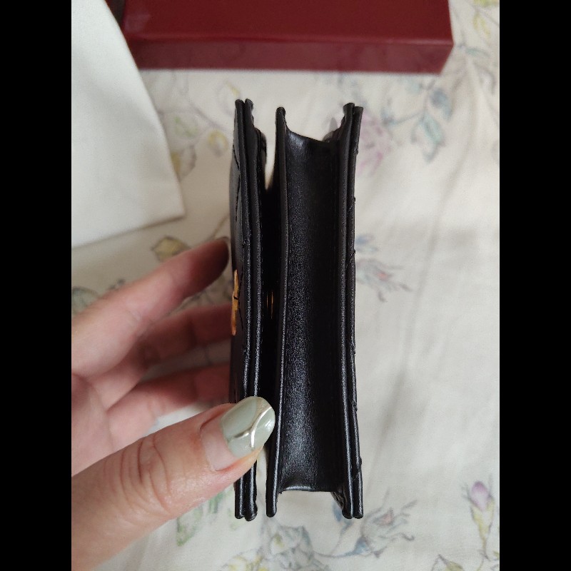 GUCCI 馬夢marmont黑短夾-8