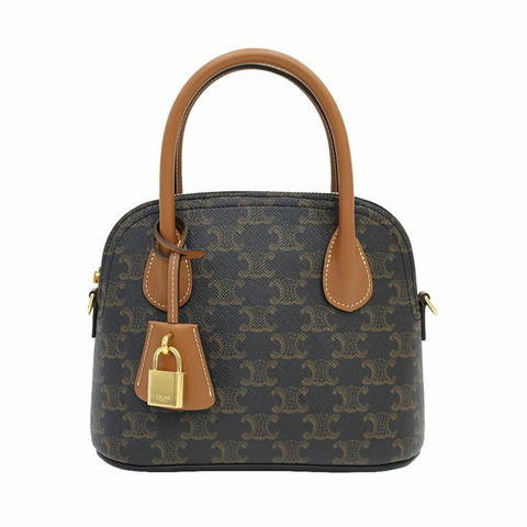 CELINE Tin O'Noir Triumph 肩背包 棕褐色 120682DNK 04LU