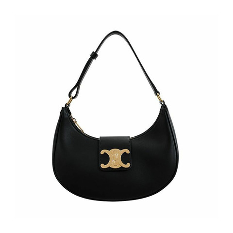 CELINE 中型 Ava Triomphe 單肩包 黑色 114493DGQ 38NO