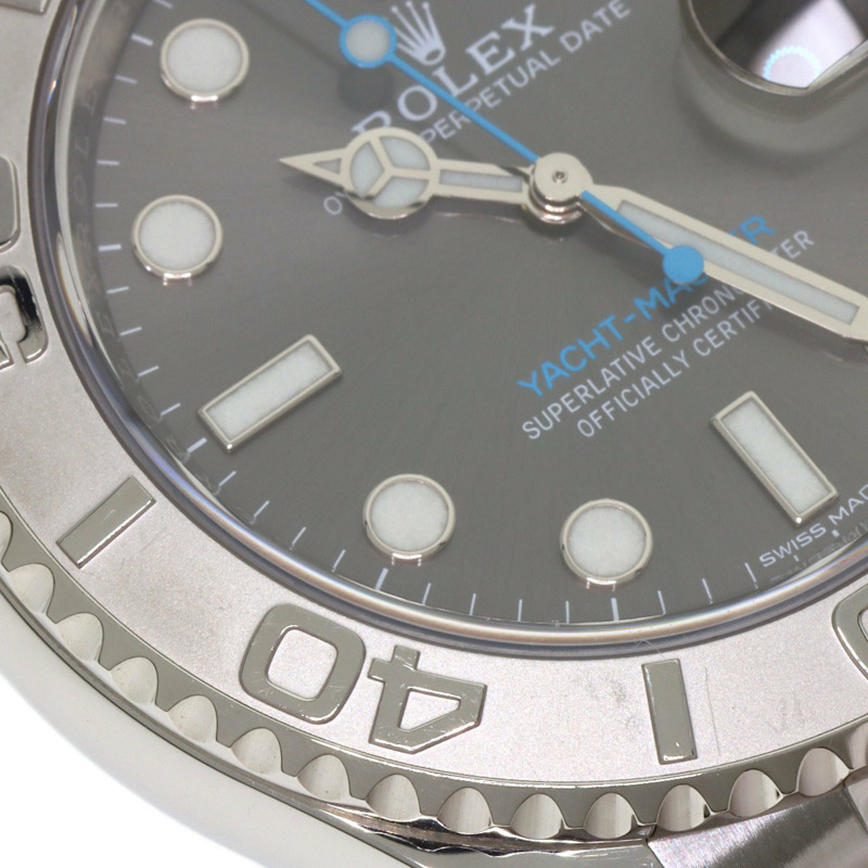 勞力士 116622 遊艇名仕型深銠色腕錶，精鋼/SS/PT 男款-27