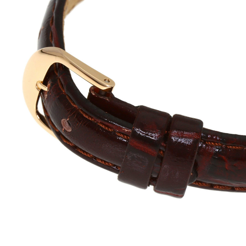 精工 4J81-5030 Credor 橢圓形錶盤腕錶，18K 玫瑰金/皮革錶帶，女款-7