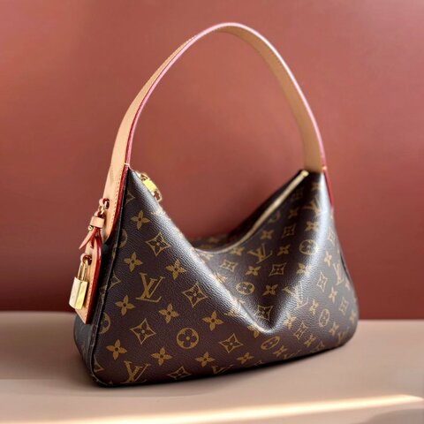 ::LOUIS VUITTON:: LV M11952 Slouchy PM經典花紋單肩包 手提包 流浪包