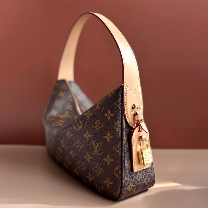 已售 ::LOUIS VUITTON:: LV M11952 Slouchy PM經典花紋單肩包 手提包 流浪包-1