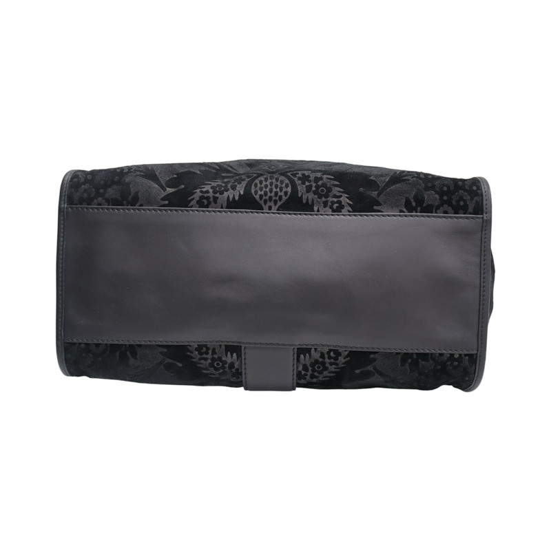 黑色 牛皮 Stirrup Leather Handbag 手提包 296856 【GUCCI 古馳】 296856-3