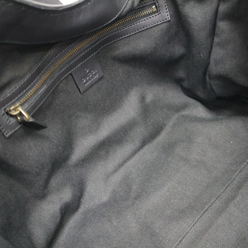 黑色 牛皮 Stirrup Leather Handbag 手提包 296856 【GUCCI 古馳】 296856-4