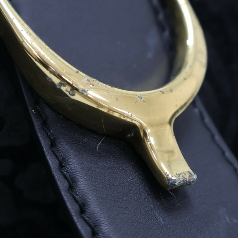 黑色 牛皮 Stirrup Leather Handbag 手提包 296856 【GUCCI 古馳】 296856-19