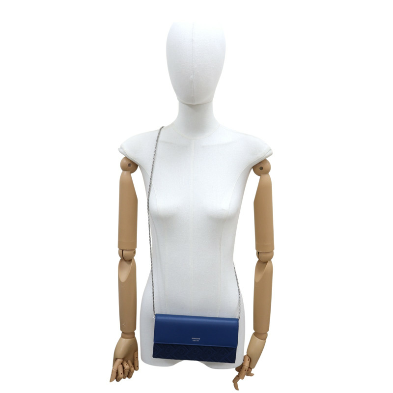 藍色 牛皮 銀鍊 肩背包【Salvatore Ferragamo 費拉格慕】-14