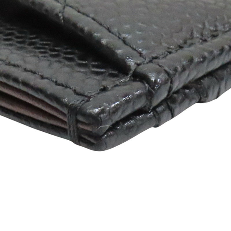 黑色牛皮 菱格紋 荔枝紋 Matelasse名片夾 卡夾 AP0213【CHANEL 香奈兒】 AP0213-14