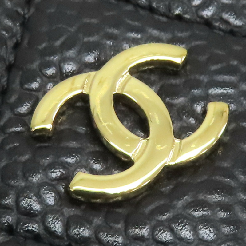 黑色牛皮 菱格紋 荔枝紋 Matelasse名片夾 卡夾 AP0213【CHANEL 香奈兒】 AP0213-15