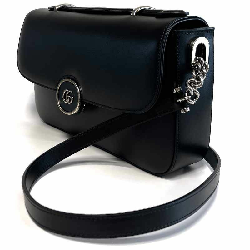 GUCCI Petite GG 小單肩包 黑色 739721 AABSG 1000-3