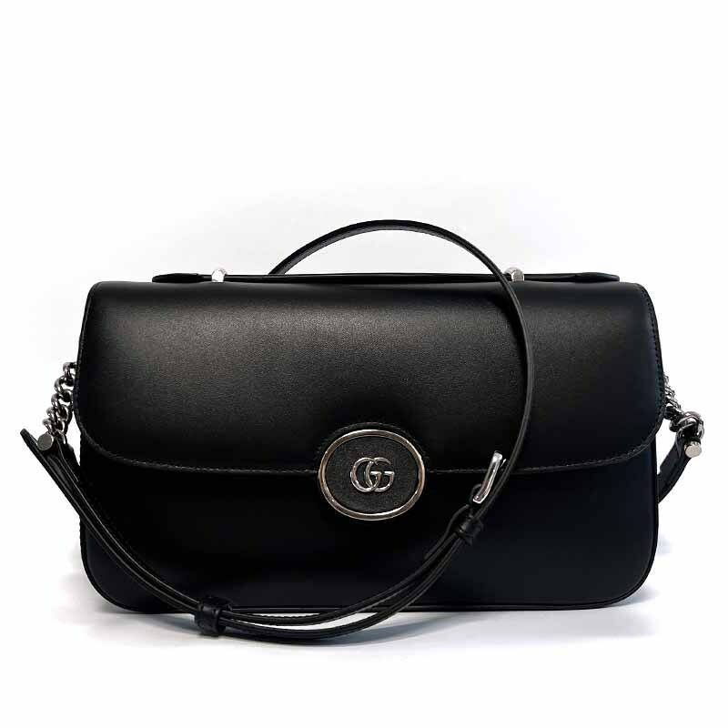 GUCCI Petite GG 小單肩包 黑色 739721 AABSG 1000-4