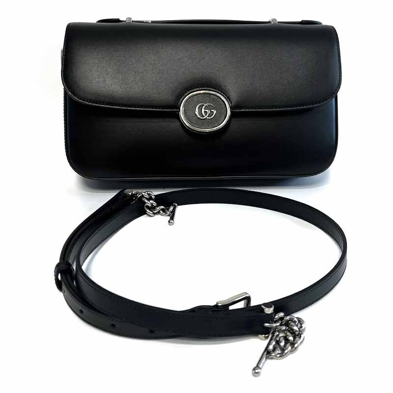GUCCI Petite GG 小單肩包 黑色 739721 AABSG 1000-10
