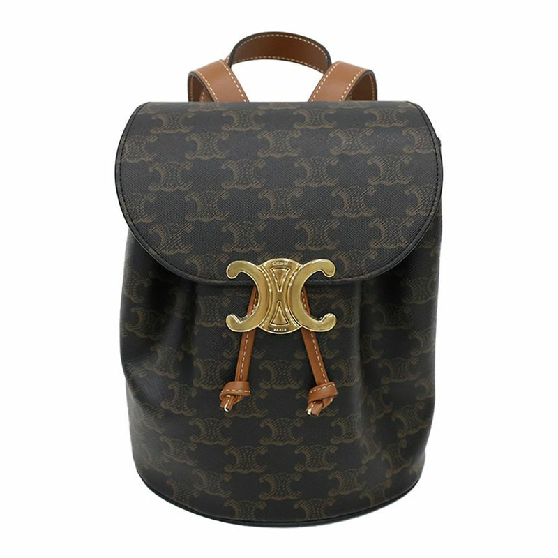 CELINE Bonnie Triomphe 背包 棕褐色 118702CAS 04LU-0