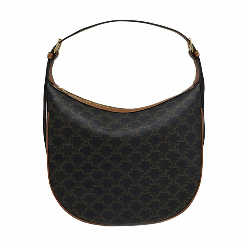 CELINE Helloiz Quir Triumph 肩背包棕褐色 114712FQM 04LU-0