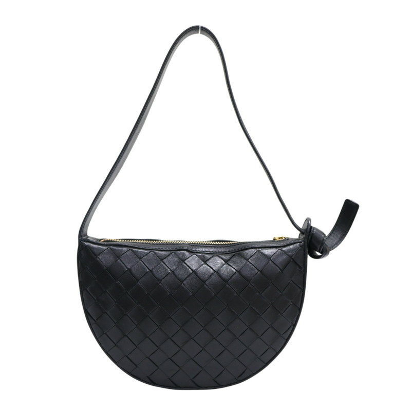 黑色 羊皮編織 肩背包【BOTTEGA VENETA BV 寶緹嘉】-1