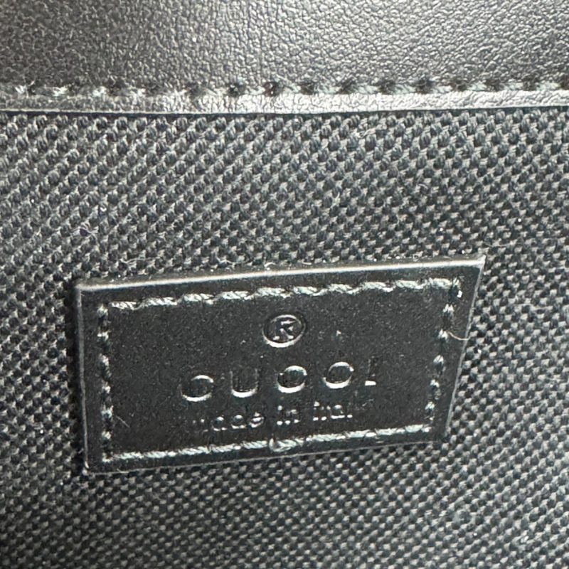 黑色 牛皮 肩背包【GUCCI 古馳】 734814-6