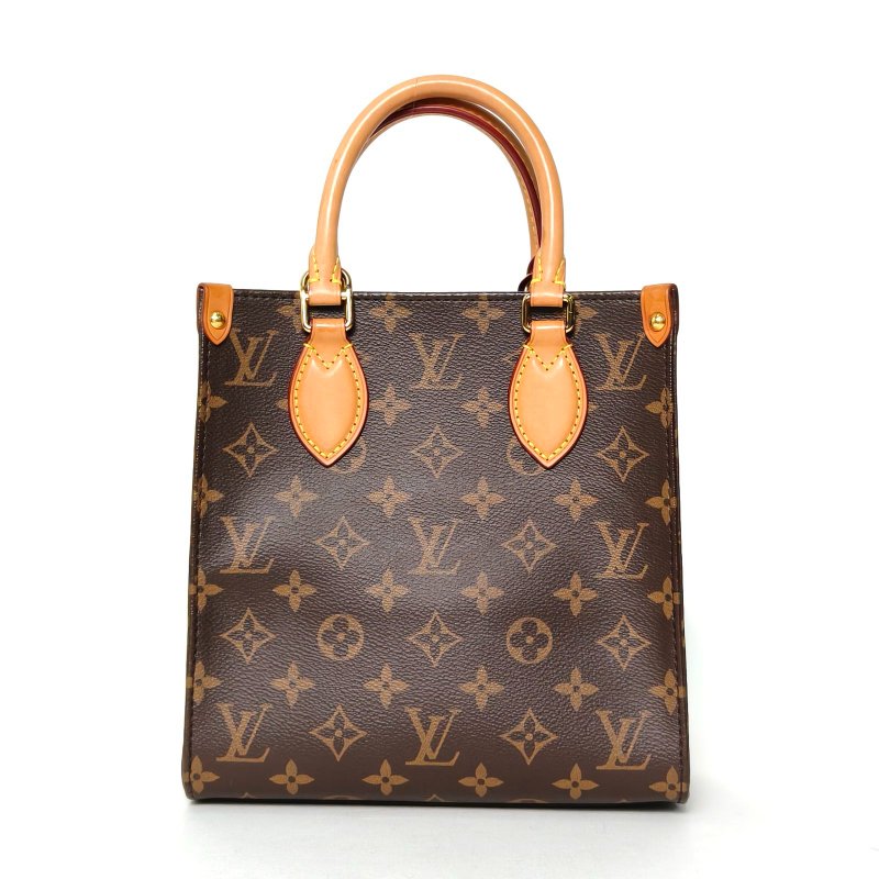 LOUIS VUITTON SACPLAT琴譜包BB21.5老花PVC晶片肩背包-2