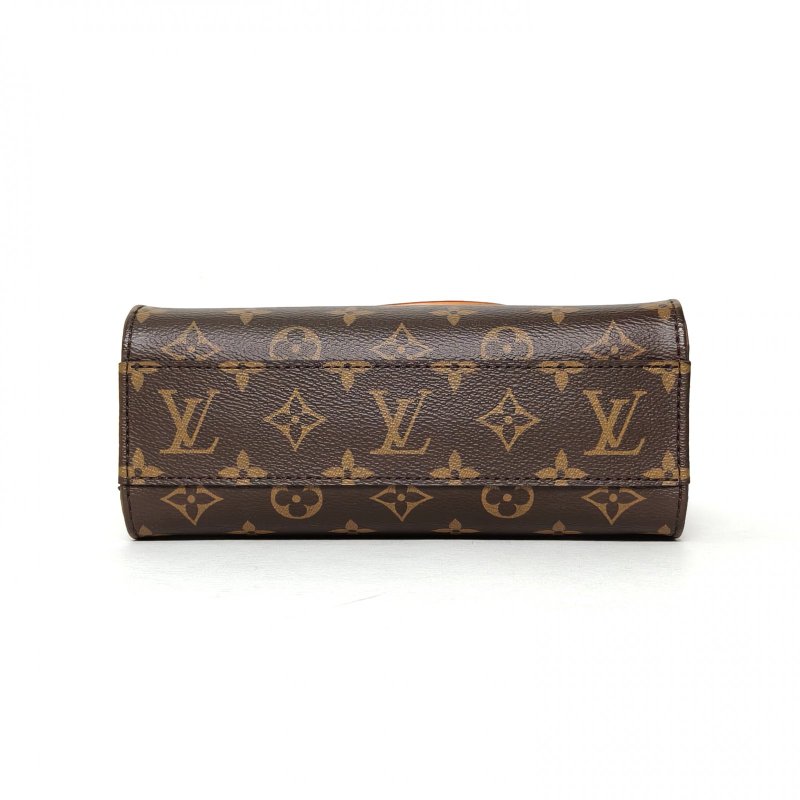 LOUIS VUITTON SACPLAT琴譜包BB21.5老花PVC晶片肩背包-4