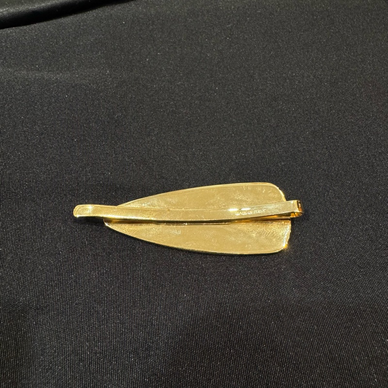 MIUMIU 白金琺瑯水滴髮夾-2