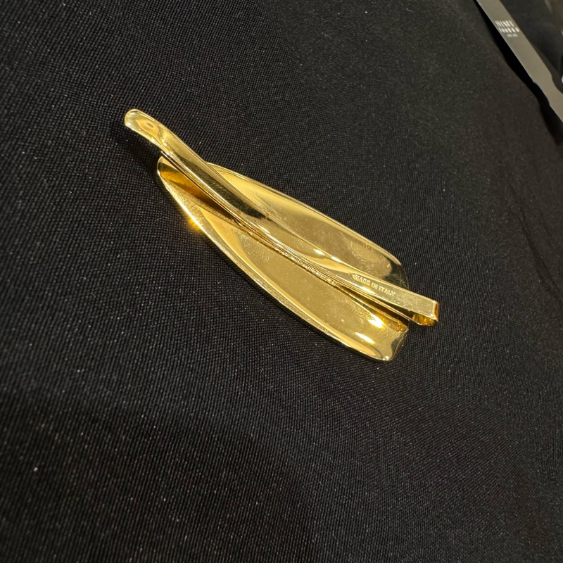 MIUMIU 白金琺瑯水滴髮夾-3