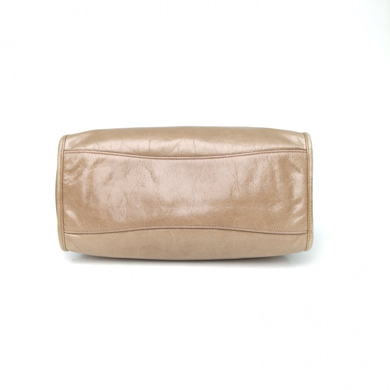 MIU MIU 駝色羊皮單肩包肩背包-4