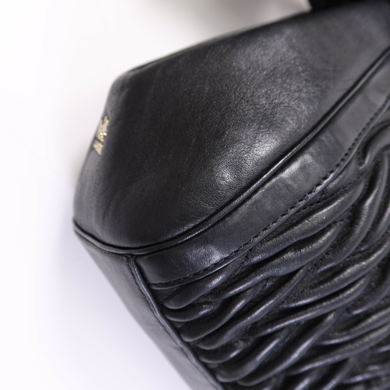 COACH 牛皮皮革Madison Gathered金扣肩背袋-9