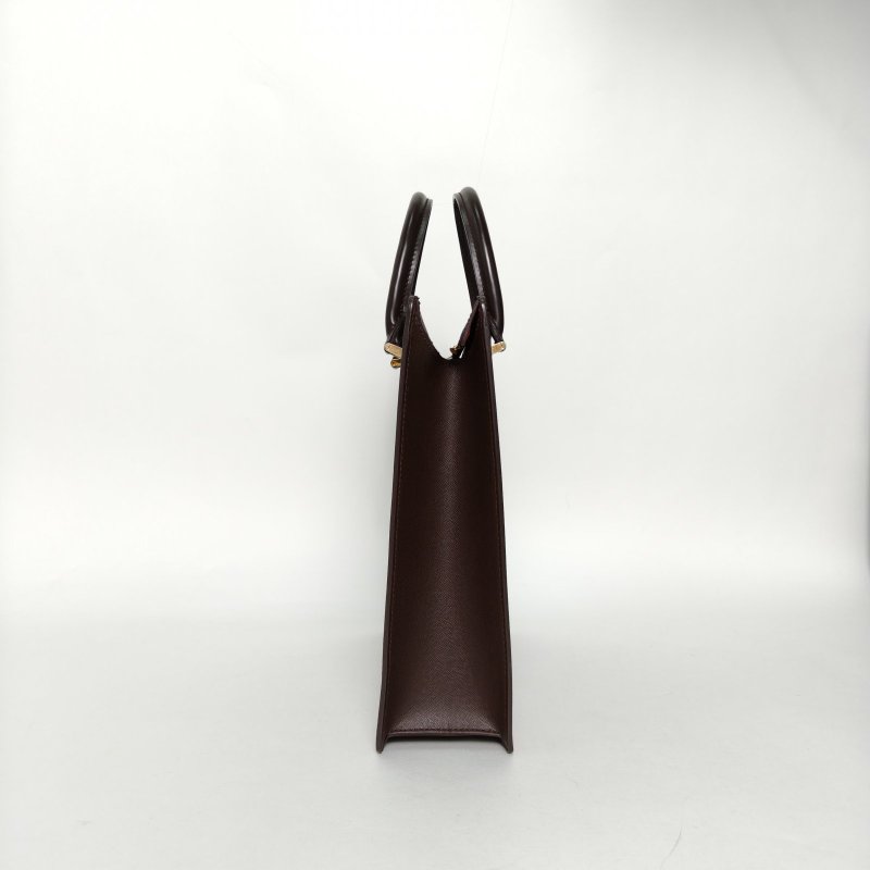 LOUIS VUITTON 中古琴譜包棕色棋盤格PVC2000肩背包-1