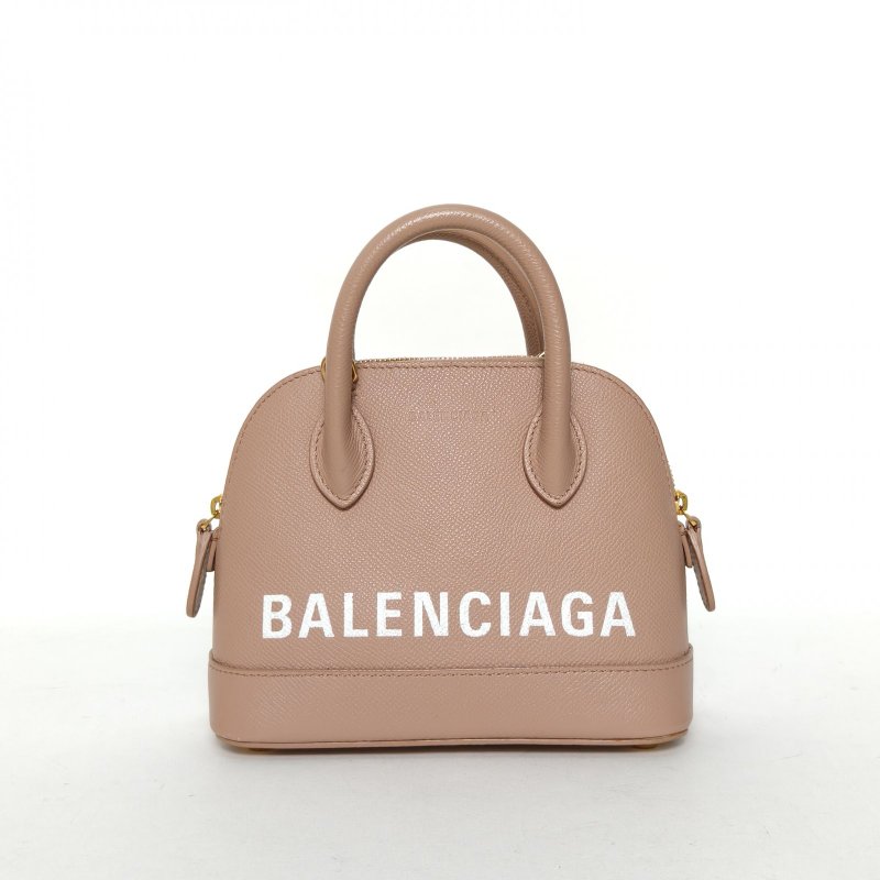 BALENCIAGA 粉色牛皮貝殼包肩背包-0