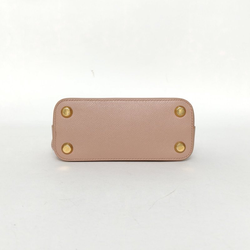 BALENCIAGA 粉色牛皮貝殼包肩背包-4