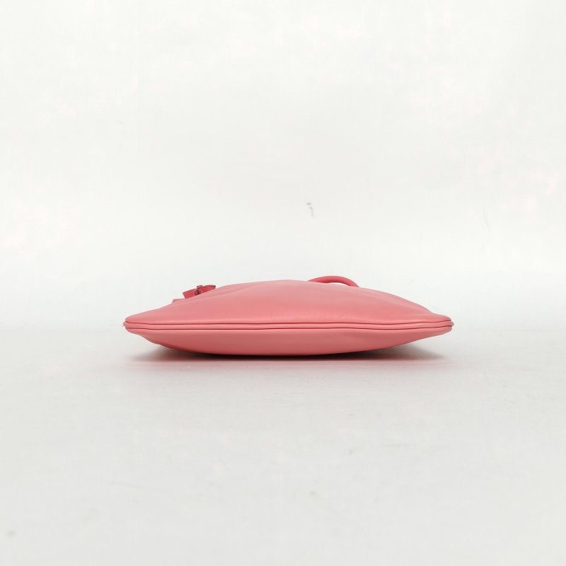 HERMES Aline馬夫包Mini198W新唇膏粉Swift皮/羊皮D刻銀扣肩背包-4