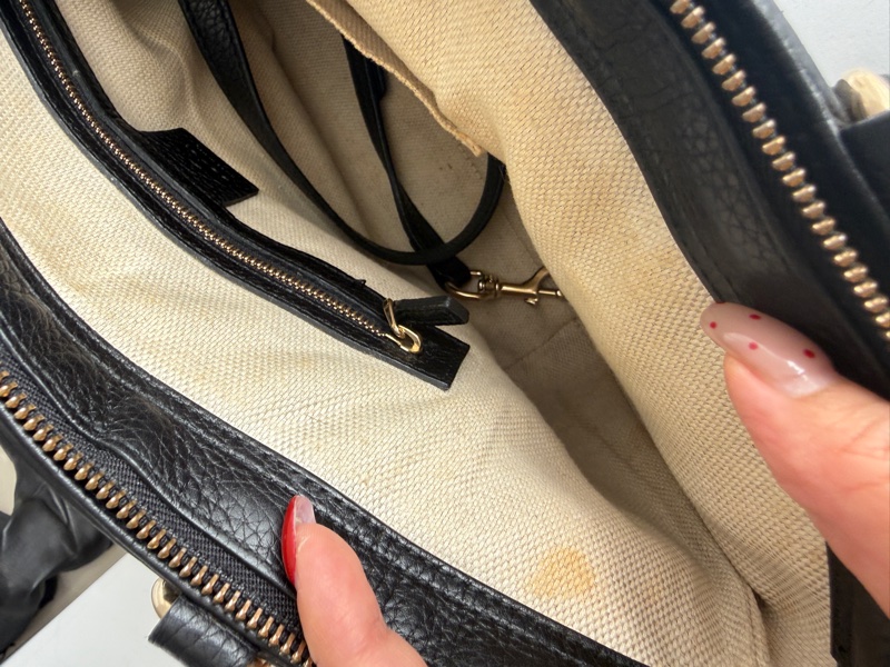 Gucci 流蘇兩用包 很方便 有拉鏈 年底優惠💕💕💕💕-16