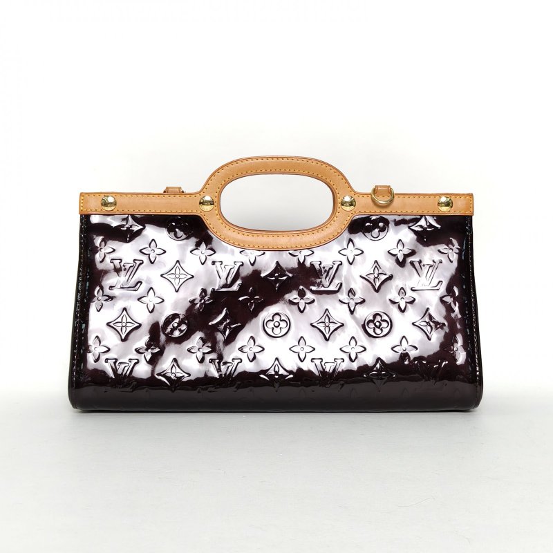 LOUIS VUITTON 中古RoxburyDrive醫生包小號32車厘子紅漆皮2008肩背包-0
