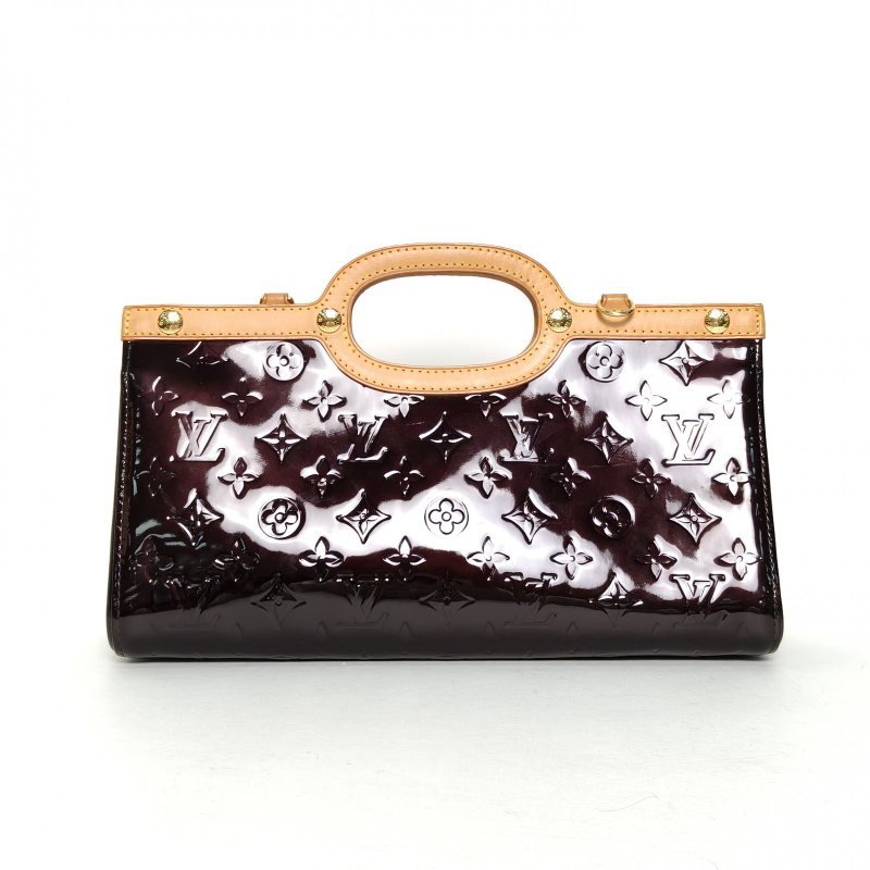 LOUIS VUITTON 中古RoxburyDrive醫生包小號32車厘子紅漆皮2008肩背包-2