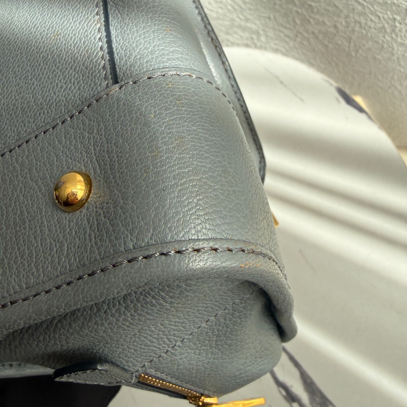 Loewe超美藍灰色 手提包-11