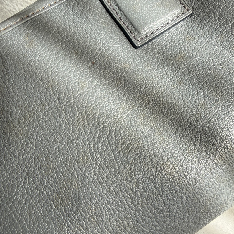 Loewe超美藍灰色 手提包-17