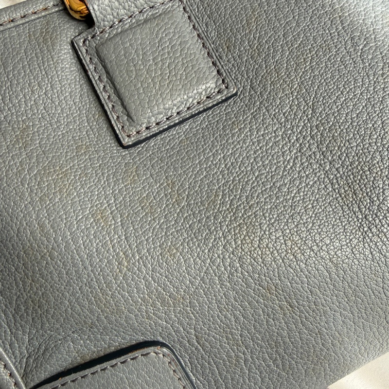 Loewe超美藍灰色 手提包-18