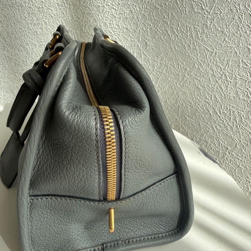 Loewe超美藍灰色 手提包-19