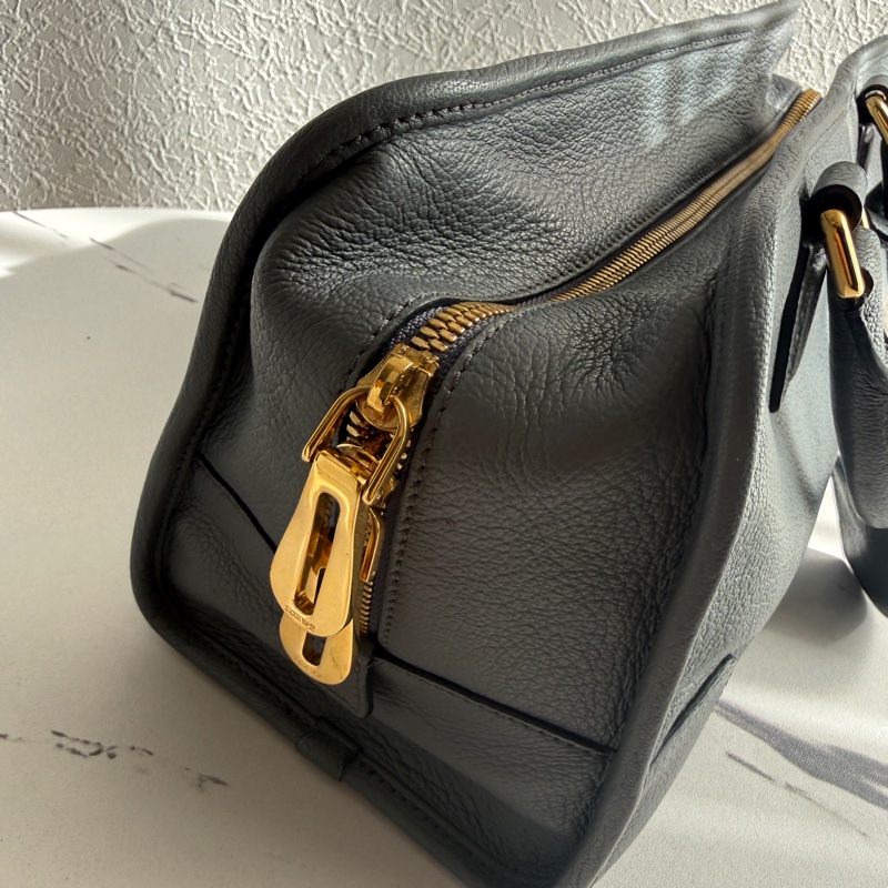 Loewe超美藍灰色 手提包-20