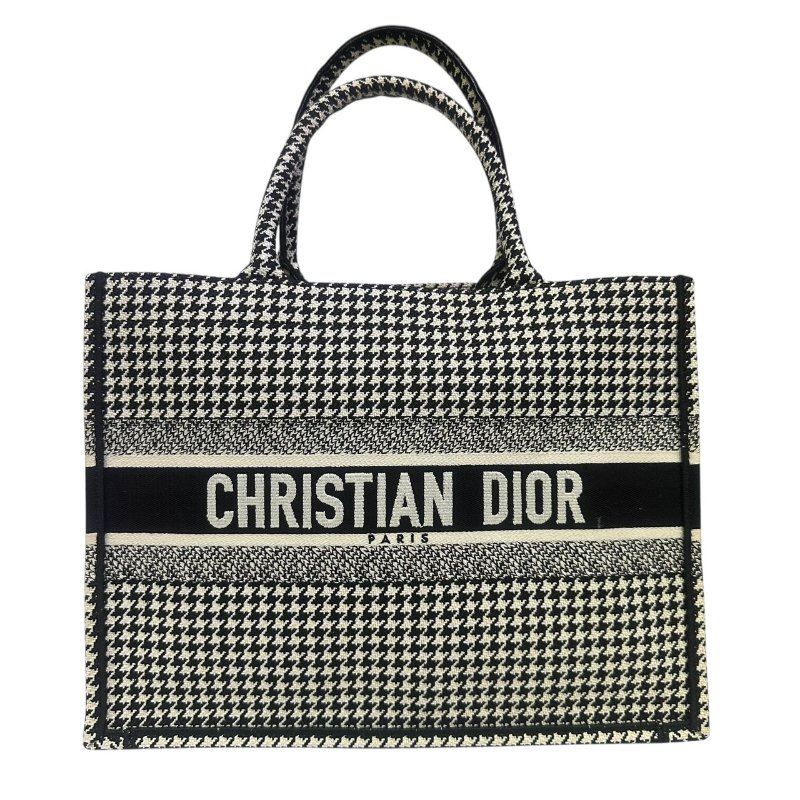 【美收精品】DIOR黑白千鳥紋托特包 4-575-0
