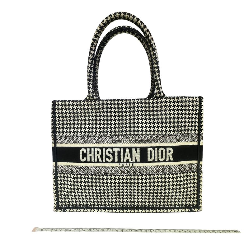 【美收精品】DIOR黑白千鳥紋托特包 4-575-15