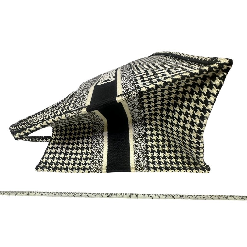 【美收精品】DIOR黑白千鳥紋托特包 4-575-17