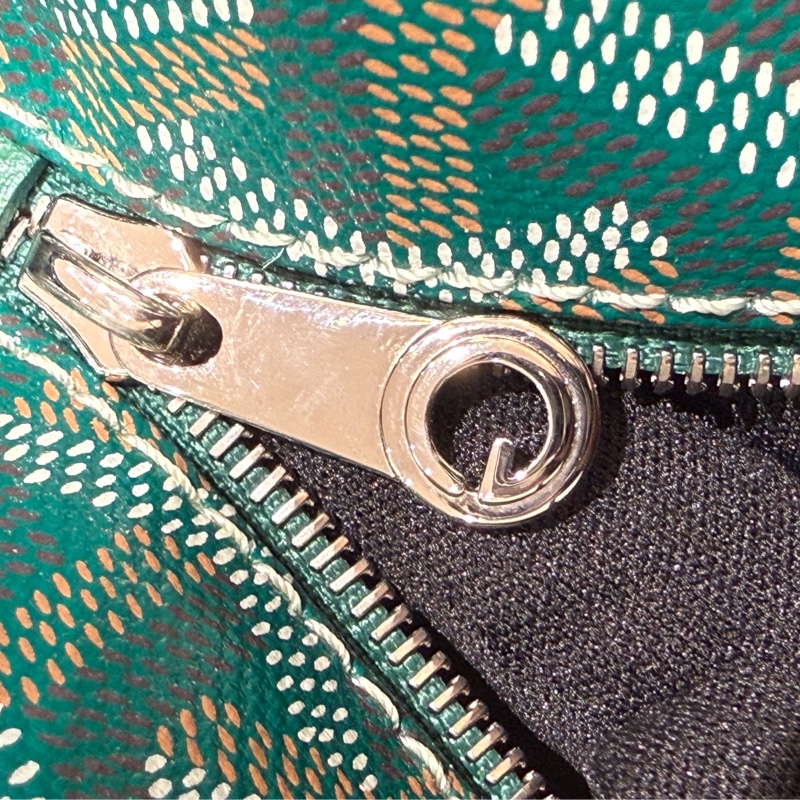 【Goyard 經典升級版托特｜日用輕奢首選】Artois PM 手提包｜翡翠綠 經典老花防潑水帆布-6