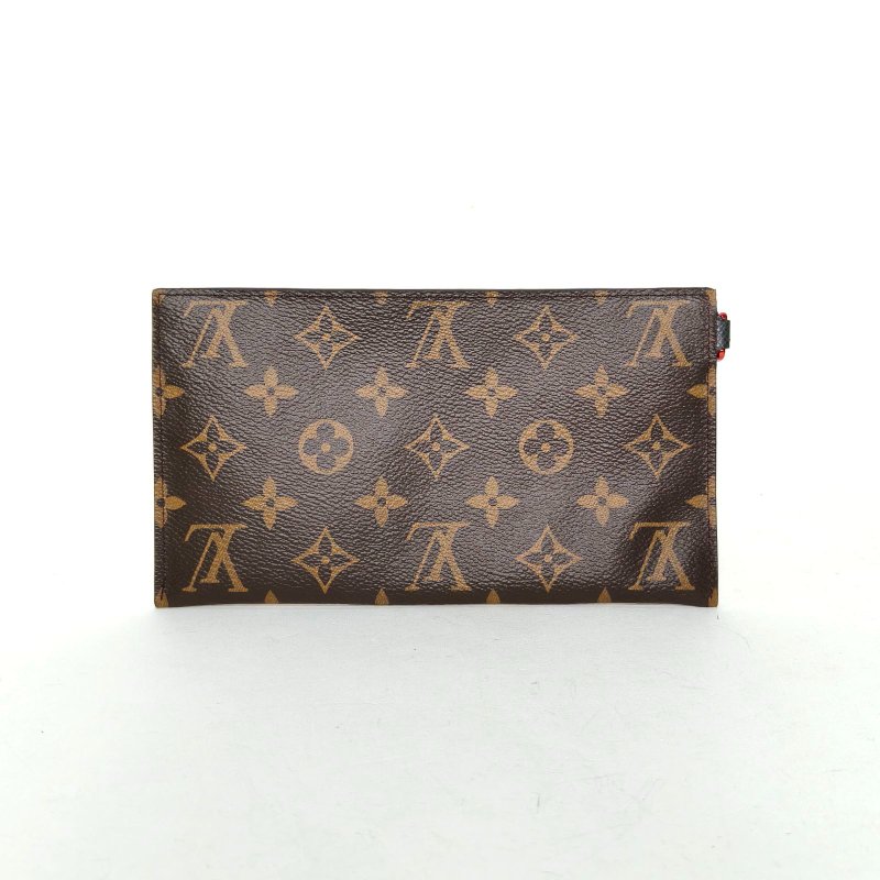 LOUIS VUITTON 老花PVC2018Ribbon系列三合一零錢包手包肩背包-2