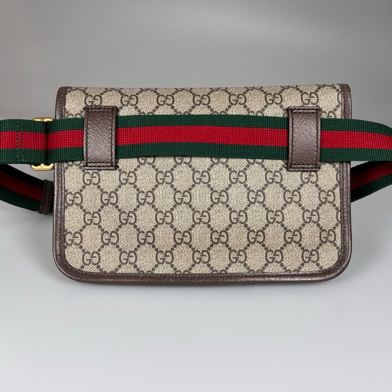 GUCCI 493930 虎頭腰包-1