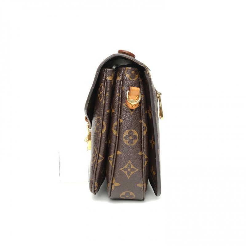 LOUIS VUITTON MetisPochette郵差包老花PVC金扣2016肩背包-1