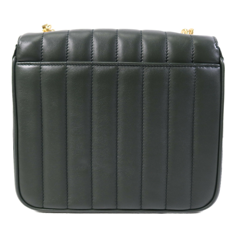 YVES SAINT LAURENT 羊皮皮革Vicky金扣鏈帶肩背袋-1