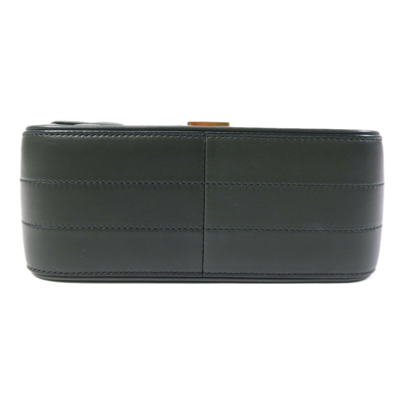 YVES SAINT LAURENT 羊皮皮革Vicky金扣鏈帶肩背袋-3